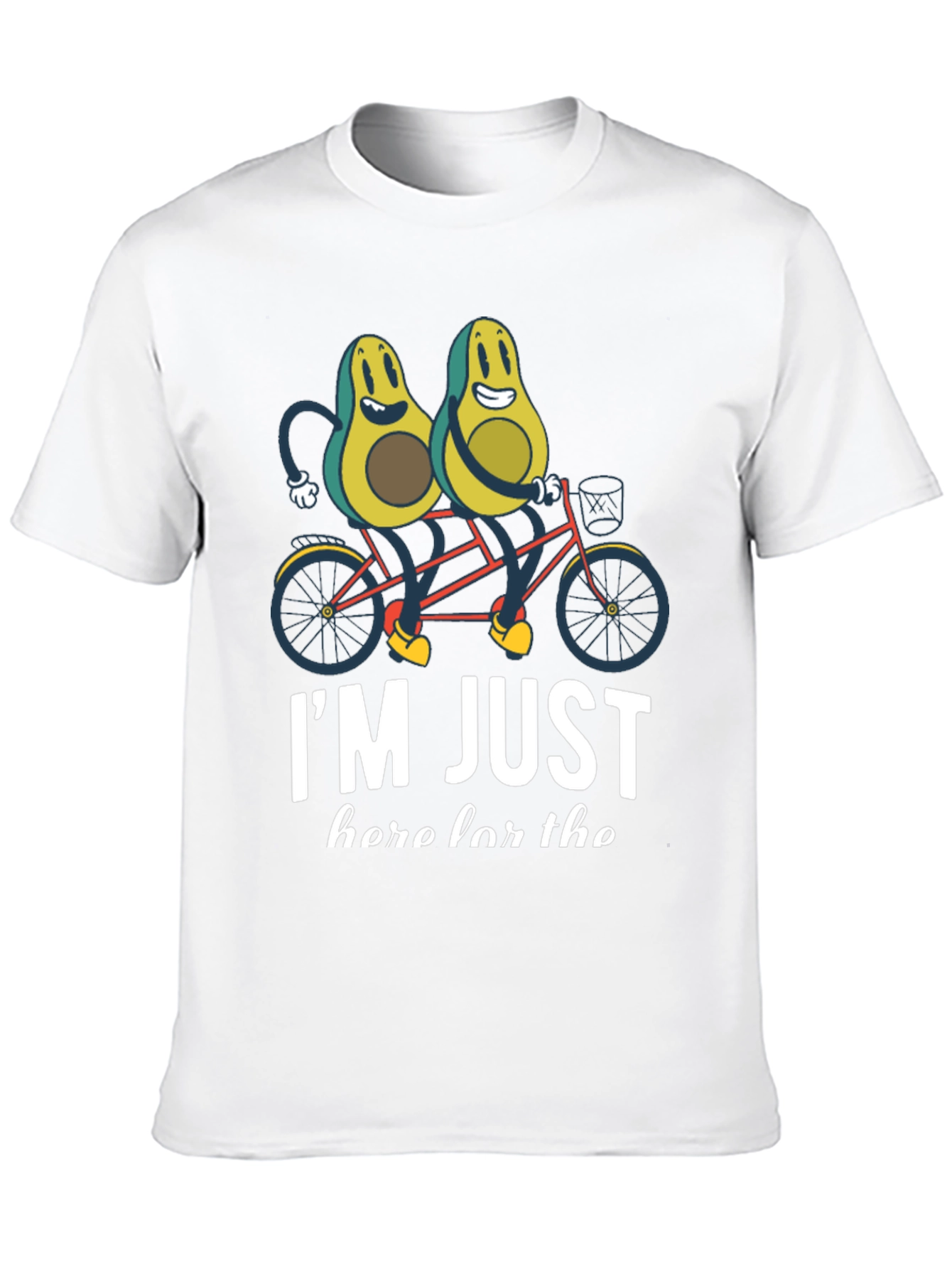 Avocado Tandem Bike Graphic Tee