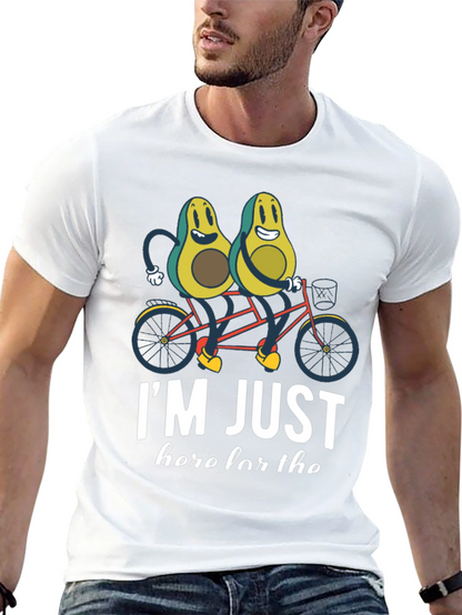 Avocado Tandem Bike Graphic Tee