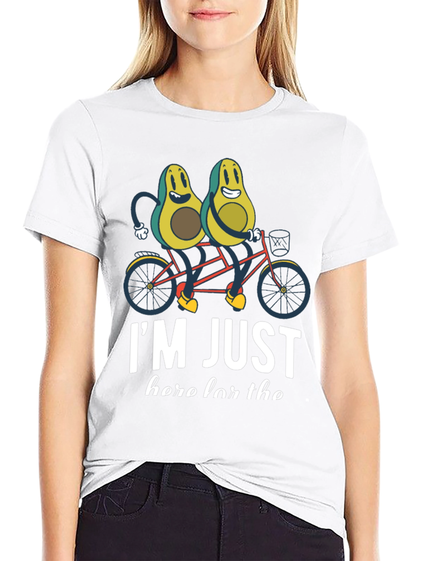 Avocado Tandem Bike Graphic Tee