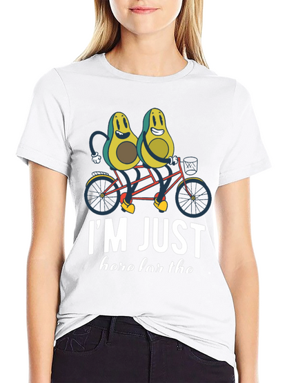 Avocado Tandem Bike Graphic Tee