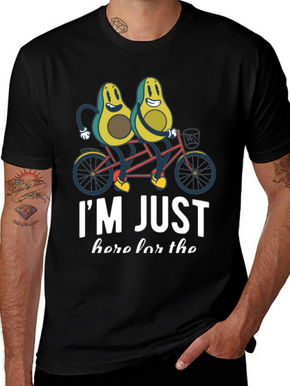 Avocado Tandem Bike Graphic Tee