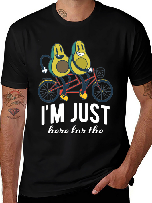 Avocado Tandem Bike Graphic Tee