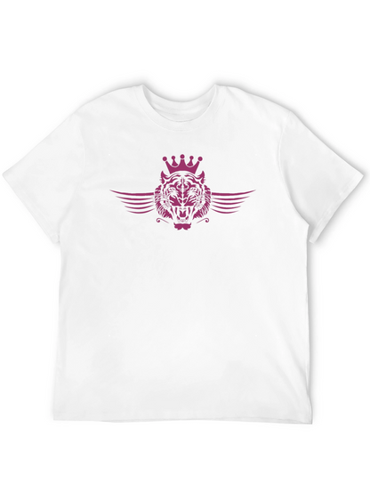 Tiger King Graphic Tee - Mens Black Cotton T-Shirt