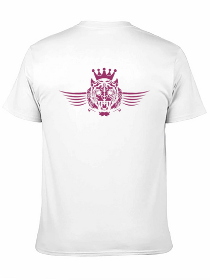 Tiger King Graphic Tee - Mens Black Cotton T-Shirt