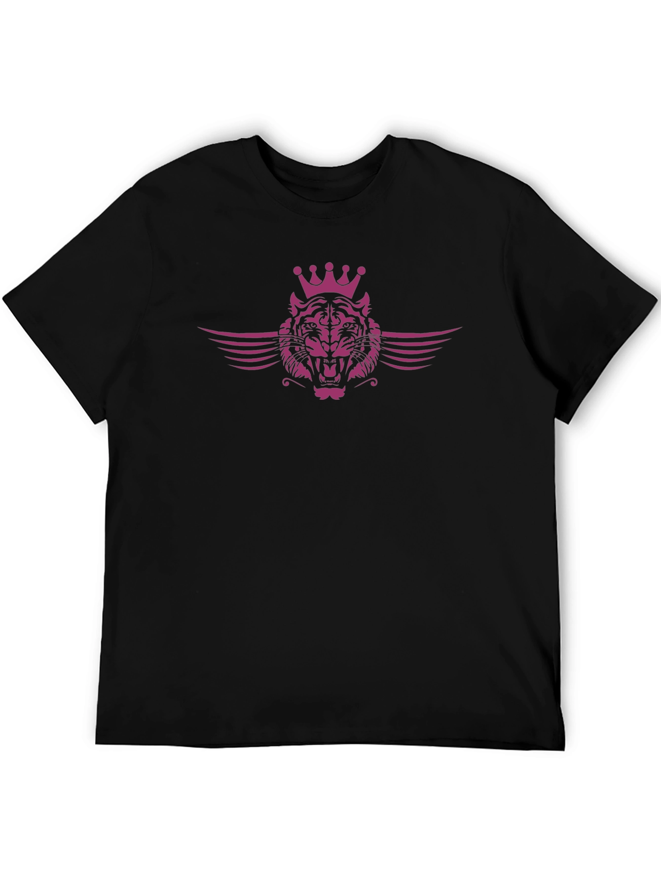 Tiger King Graphic Tee - Mens Black Cotton T-Shirt