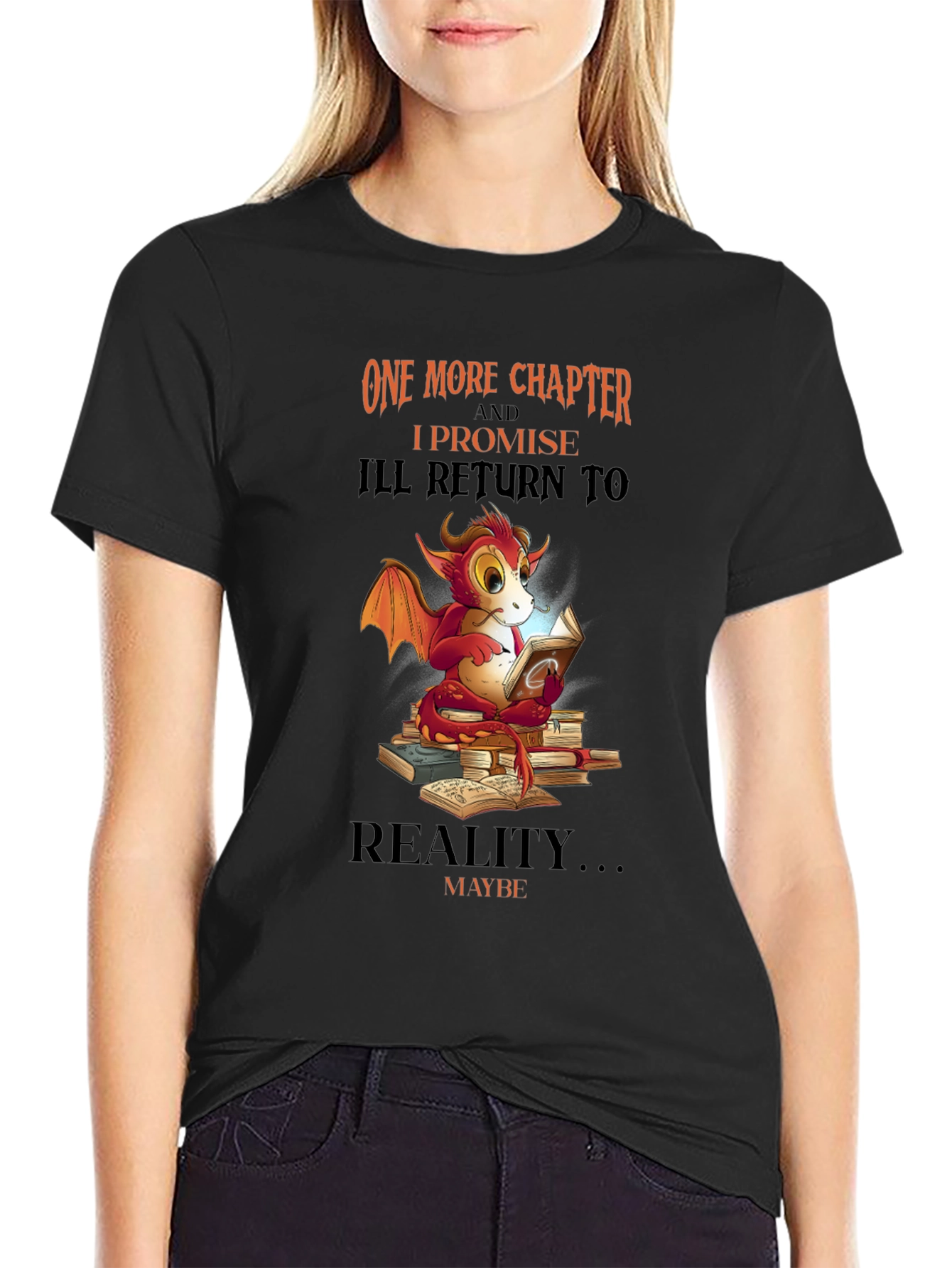 Dragon Reader T-Shirt - One More Chapter