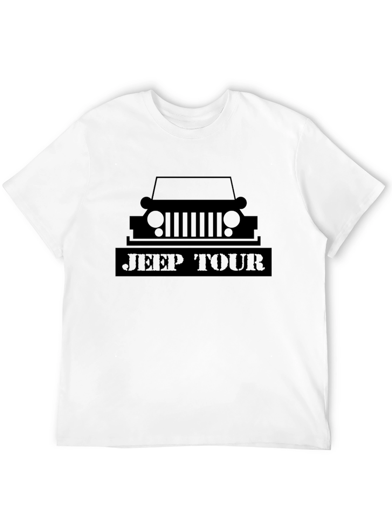 Jeep Tour Black Graphic Tee for Adventure Seekers