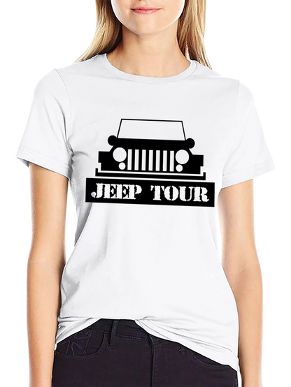 Jeep Tour Black Graphic Tee for Adventure Seekers
