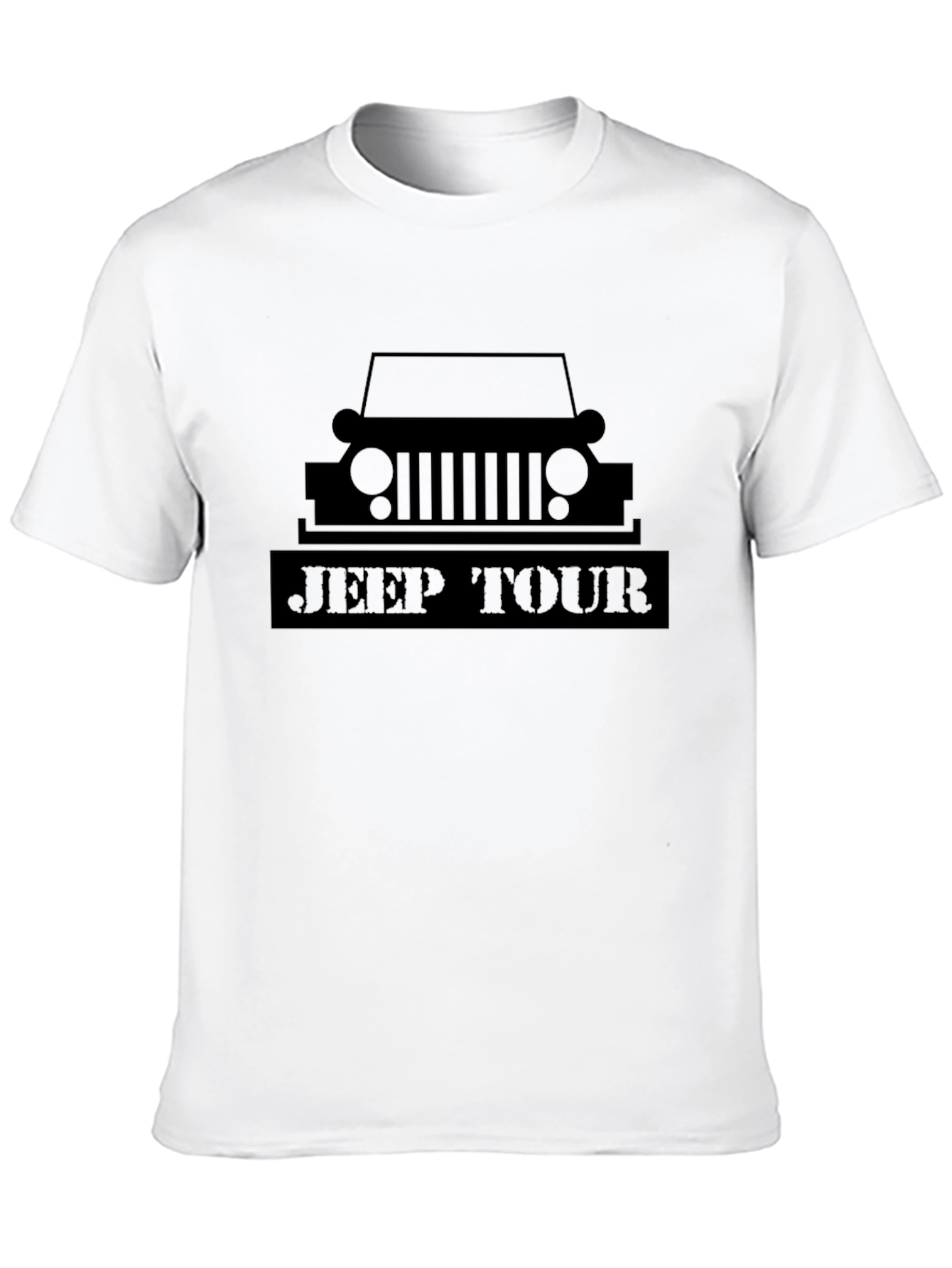 Jeep Tour Black Graphic Tee for Adventure Seekers