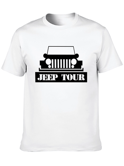 Jeep Tour Black Graphic Tee for Adventure Seekers