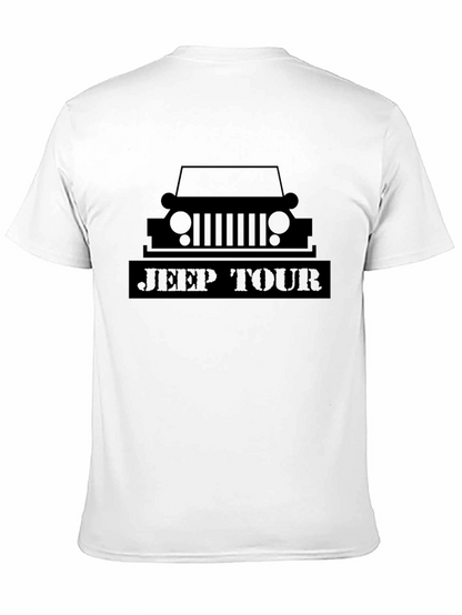 Jeep Tour Black Graphic Tee for Adventure Seekers