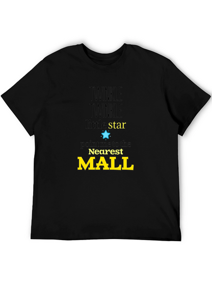 Twinkle Star Mall Graphic Tee - Black