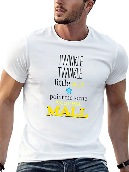 Twinkle Star Mall Graphic Tee - Black