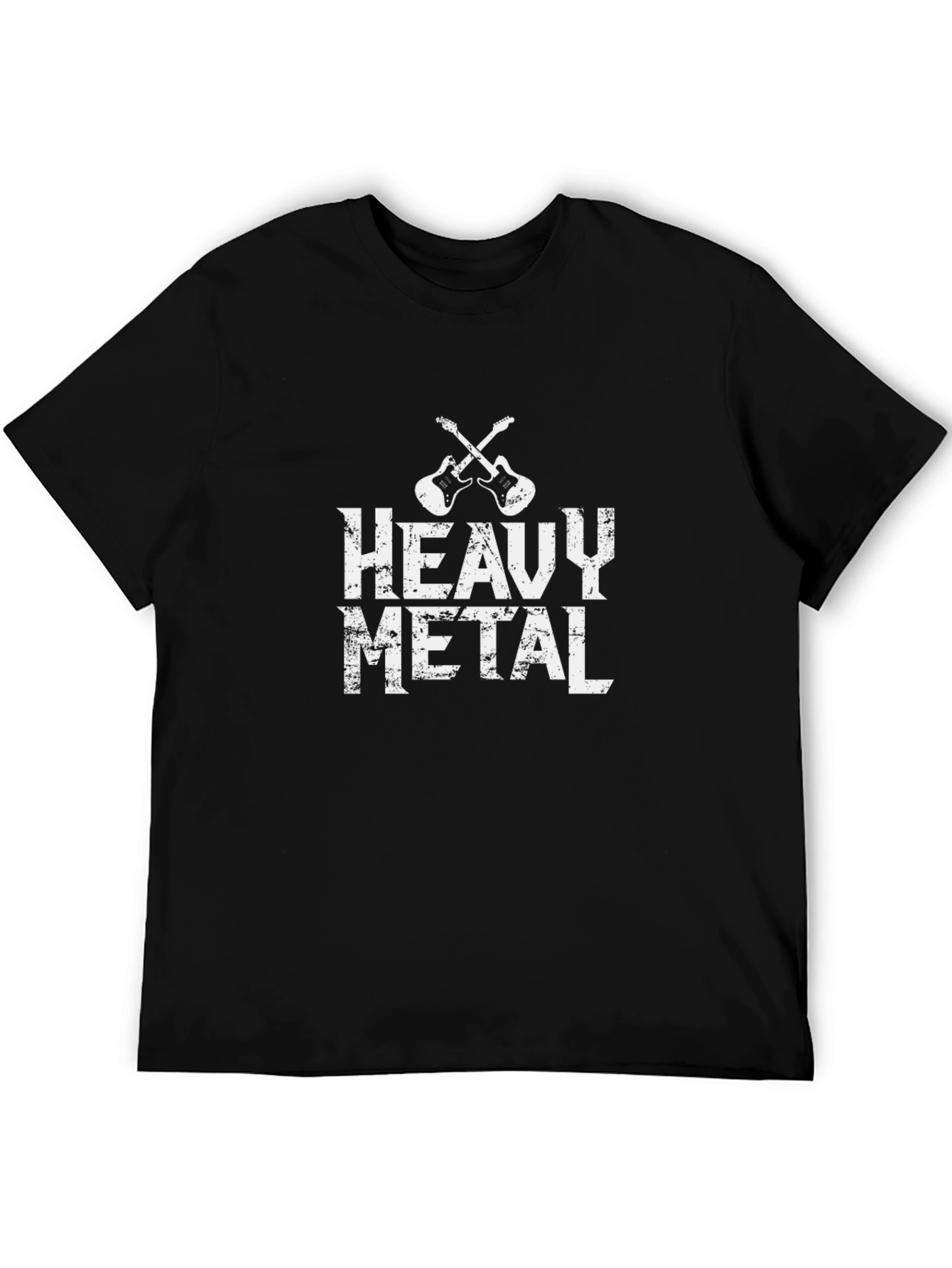Heavy Metal Guitar T-Shirt Rock Music Tee