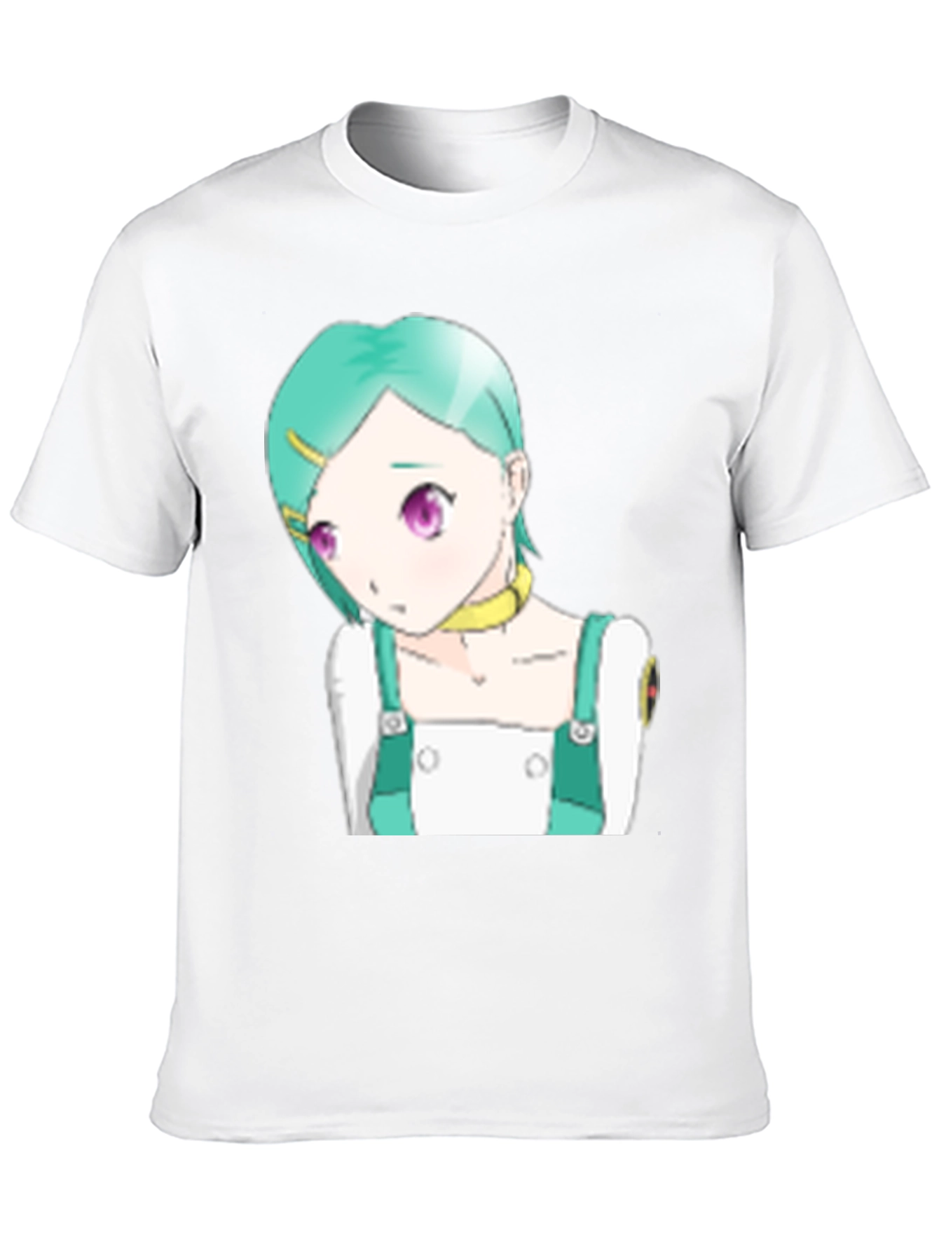 Anime Character Graphic Tee - Black T-Shirt