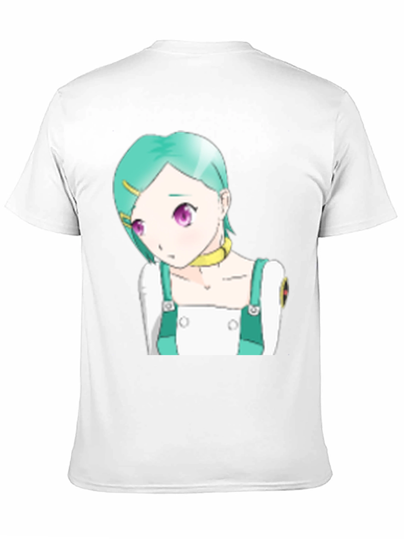 Anime Character Graphic Tee - Black T-Shirt