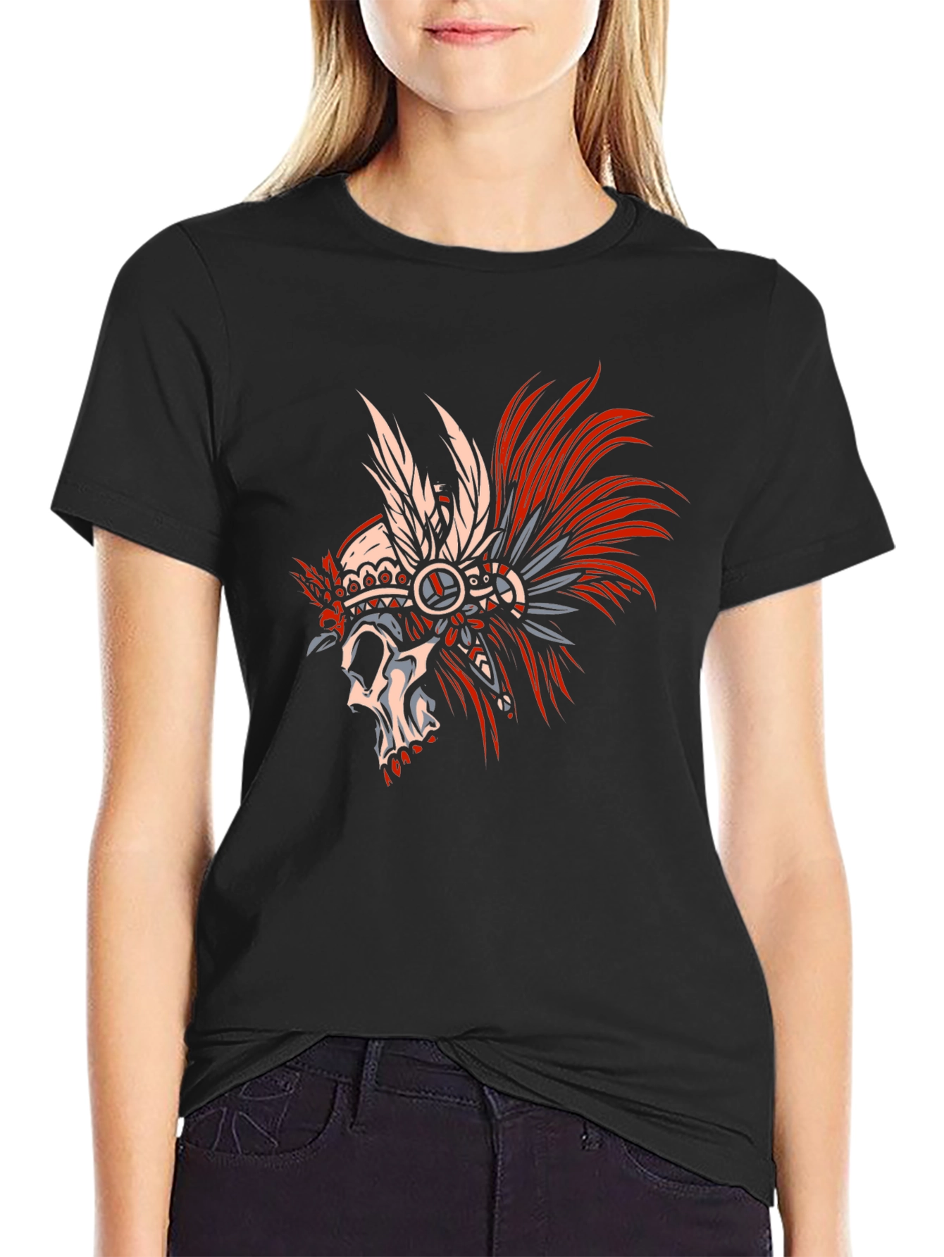 Skull Chief T-Shirt - Unique Graphic Tee