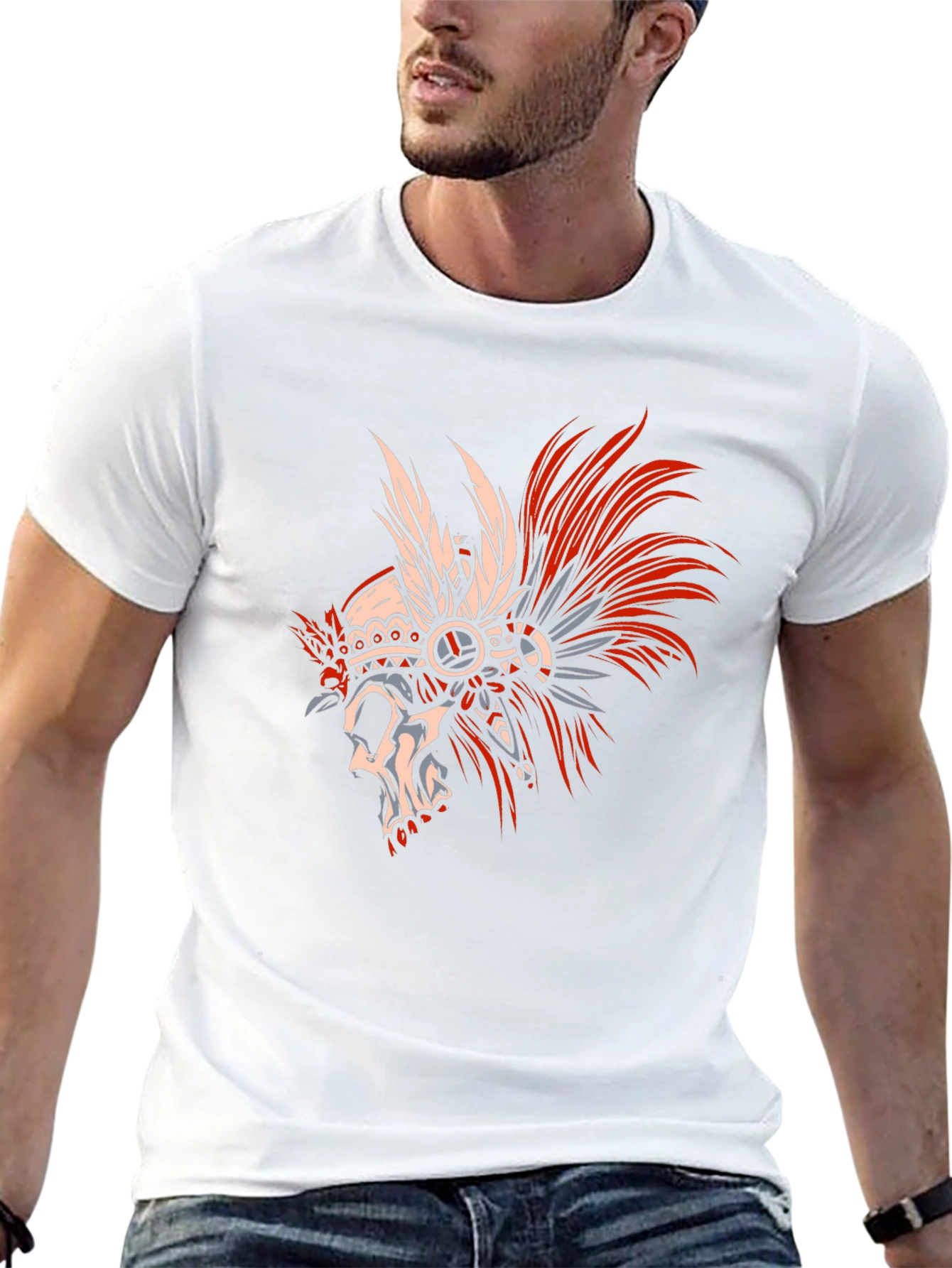Skull Chief T-Shirt - Unique Graphic Tee