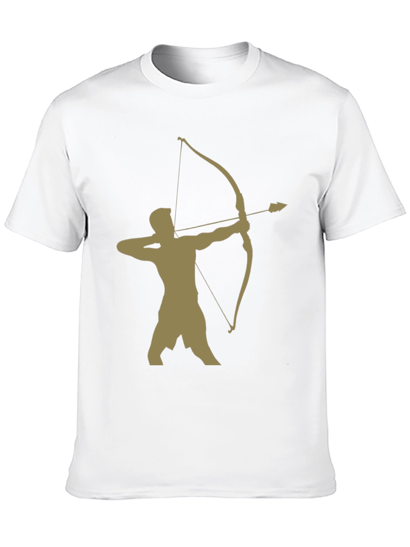 Archer Graphic Tee - Black Cotton Blend Casual Wear