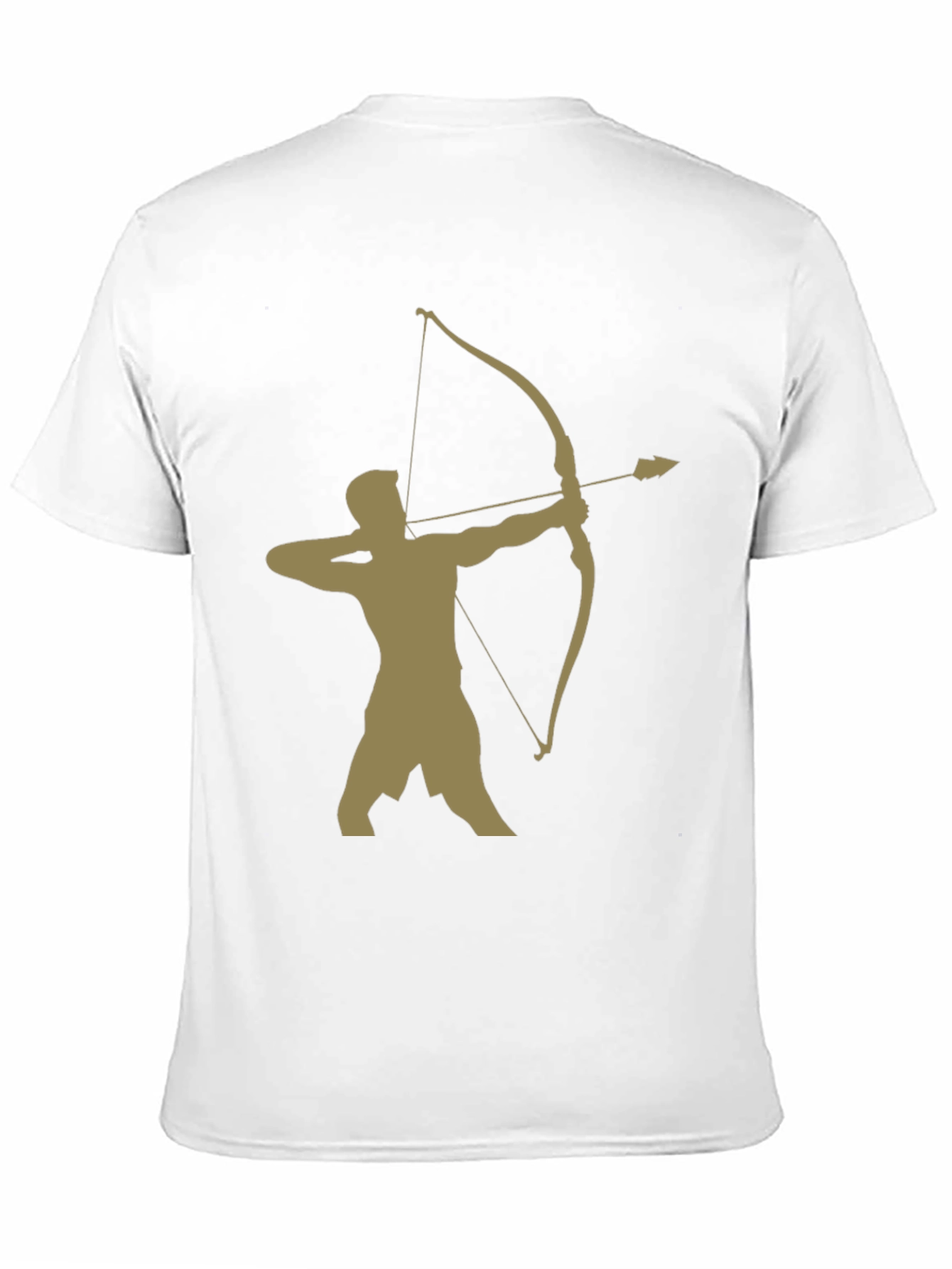 Archer Graphic Tee - Black Cotton Blend Casual Wear