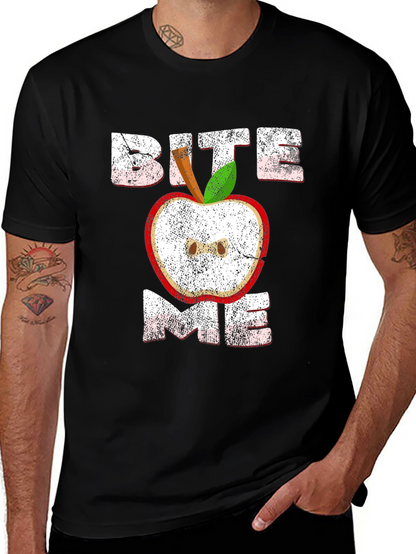 Bite Me Apple Graphic Tee