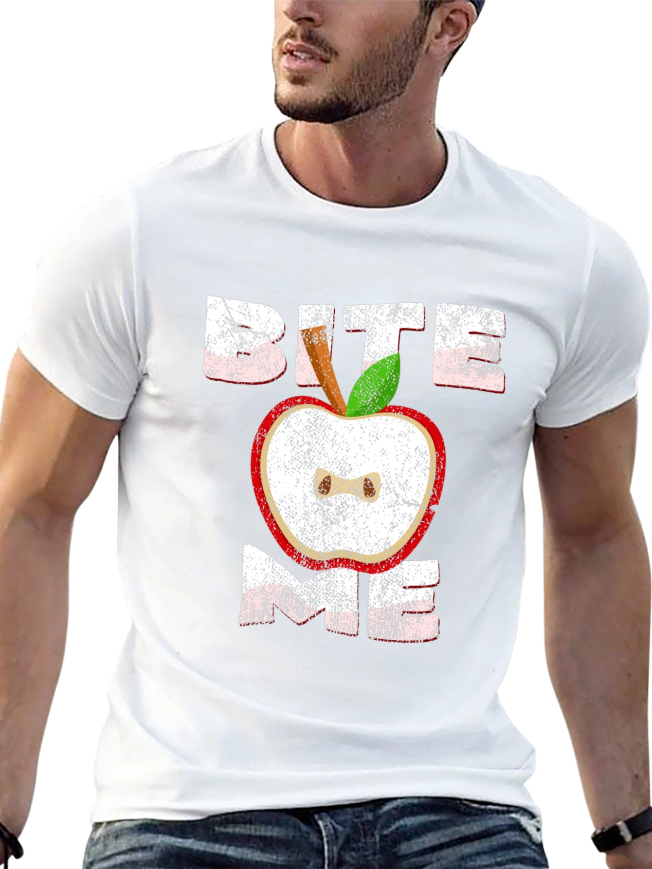 Bite Me Apple Graphic Tee