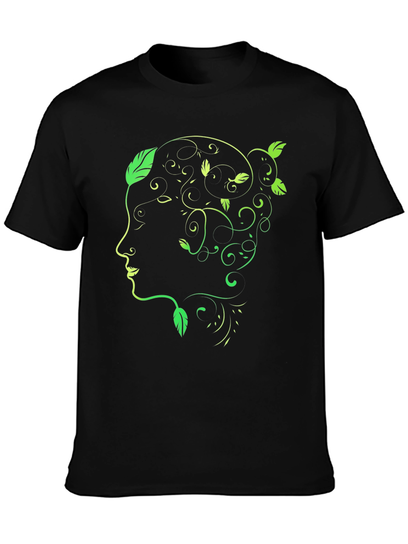 Natures Embrace Black Graphic Tee
