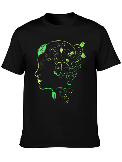 Natures Embrace Black Graphic Tee