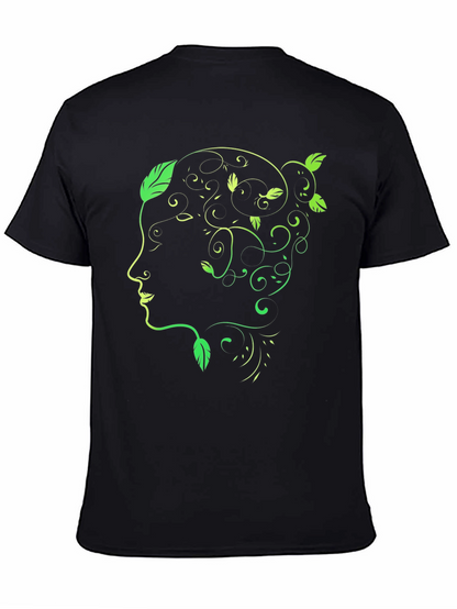 Natures Embrace Black Graphic Tee