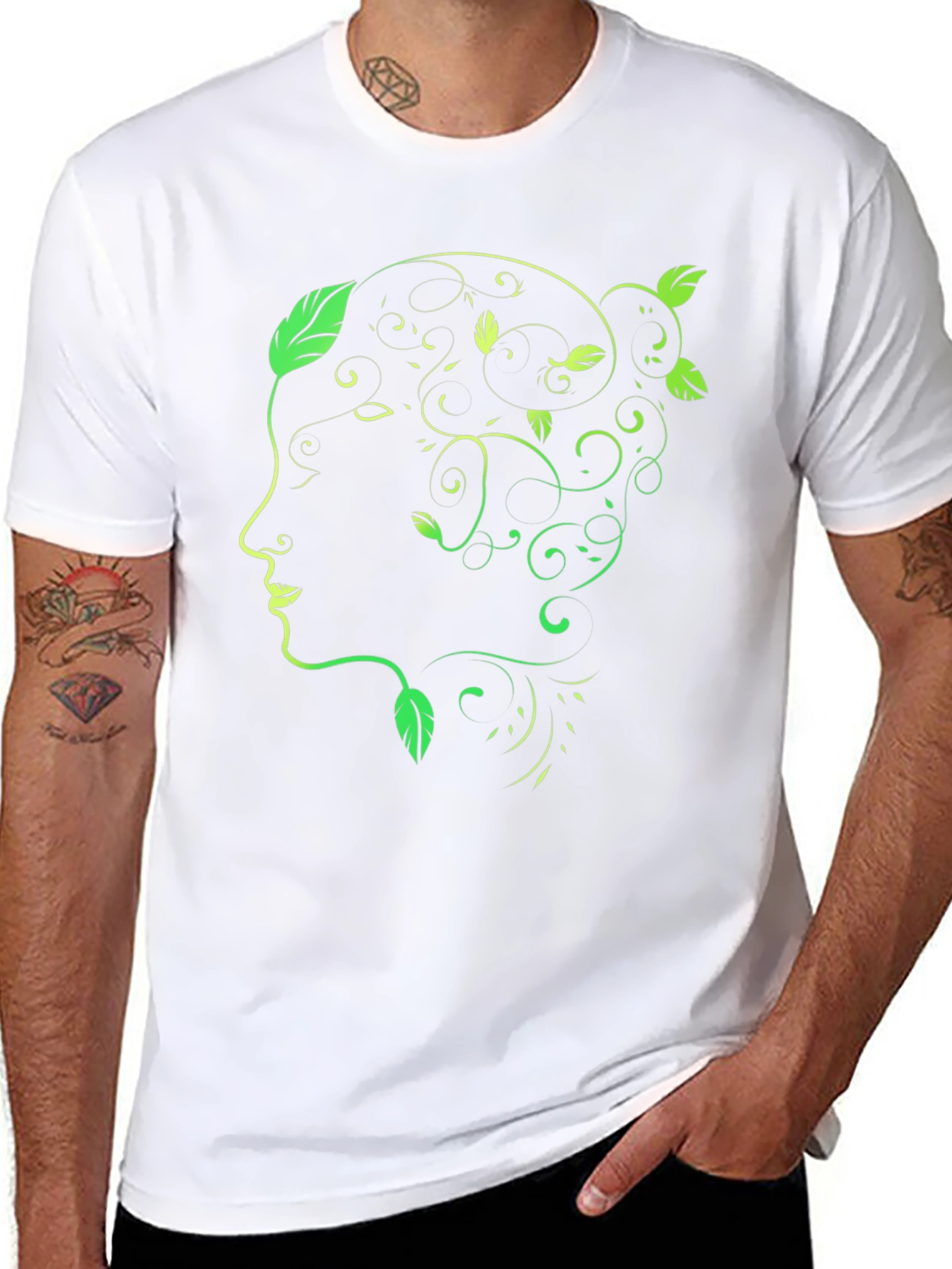 Natures Embrace Black Graphic Tee