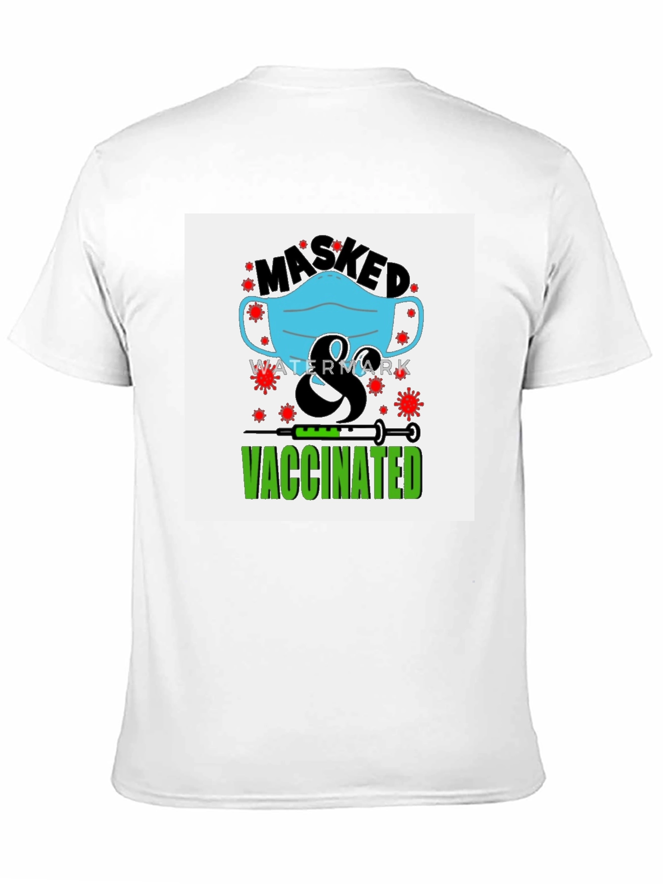 Masked & Vaccinated Graphic Tee