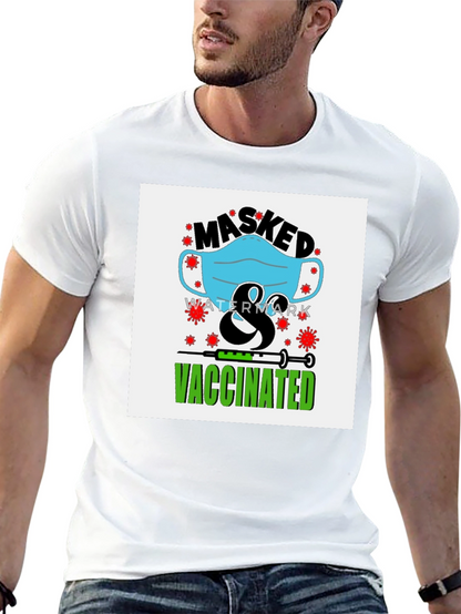 Masked & Vaccinated Graphic Tee