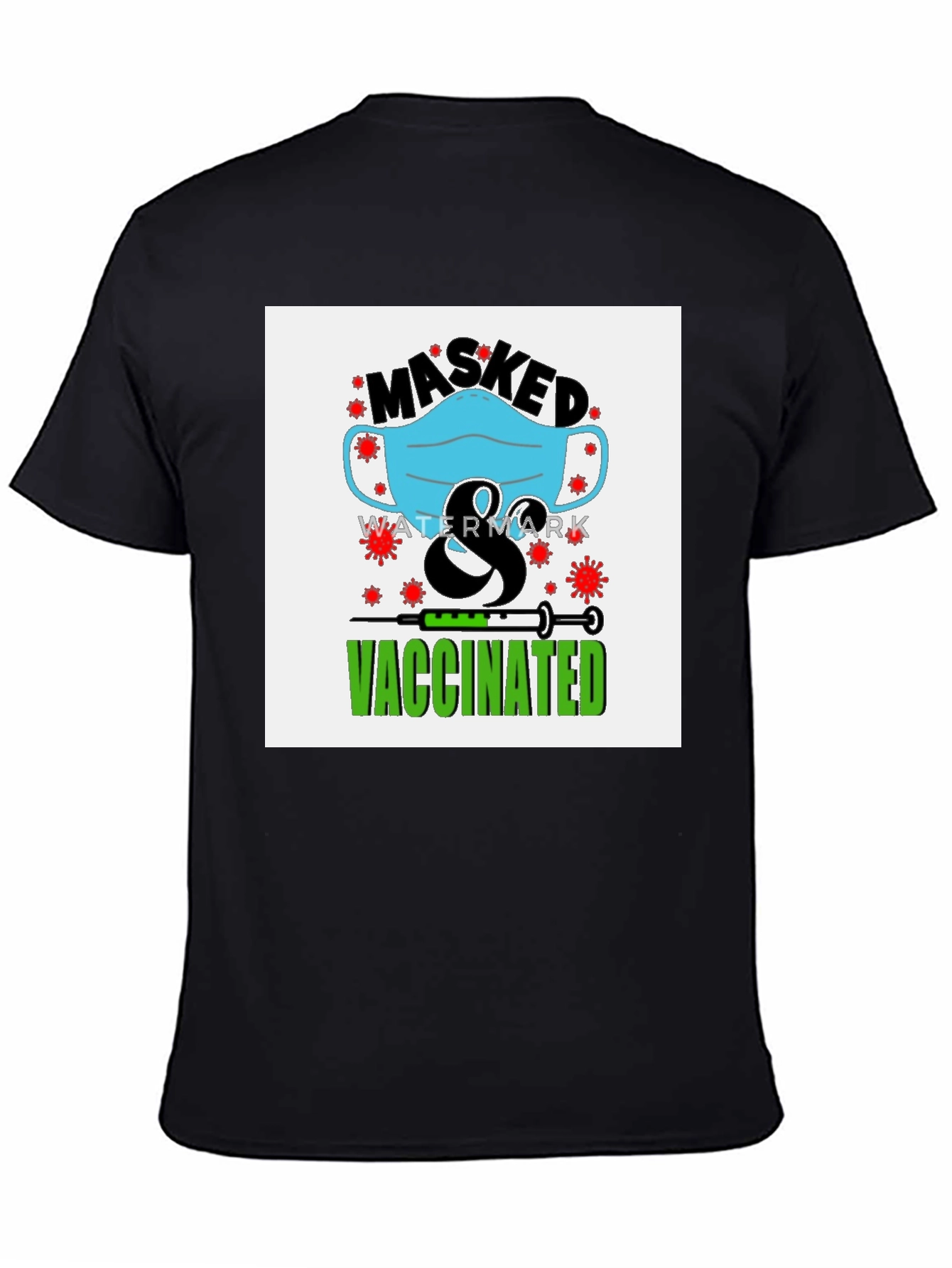 Masked & Vaccinated Graphic Tee
