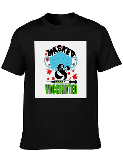 Masked & Vaccinated Graphic Tee