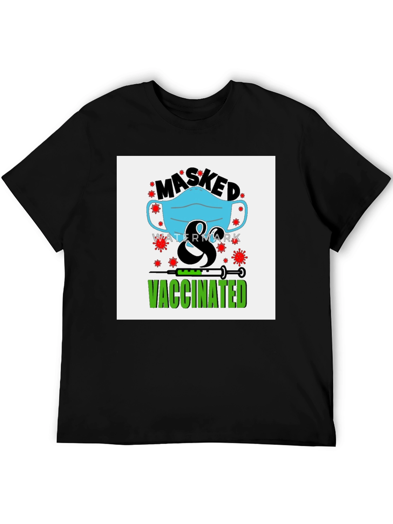 Masked & Vaccinated Graphic Tee