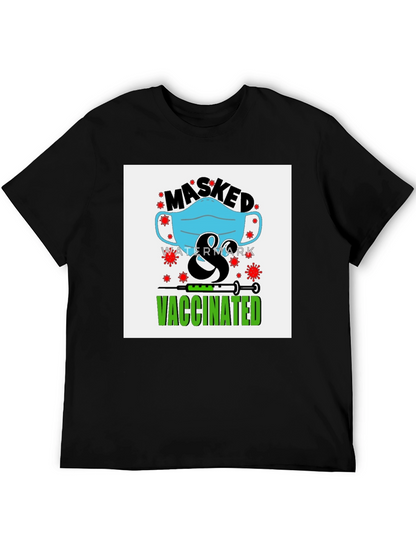 Masked & Vaccinated Graphic Tee