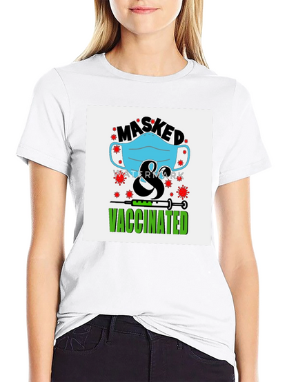Masked & Vaccinated Graphic Tee