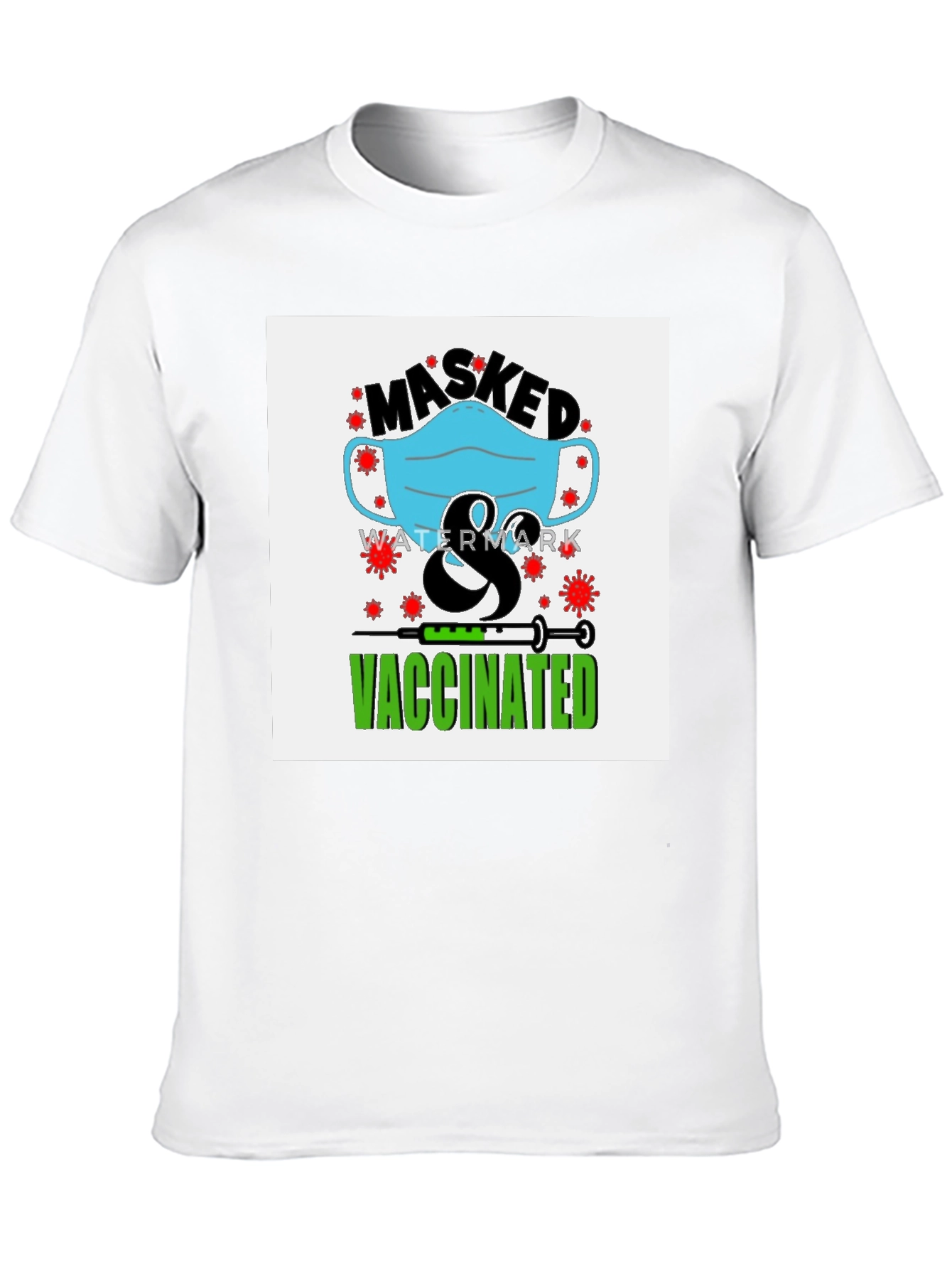 Masked & Vaccinated Graphic Tee
