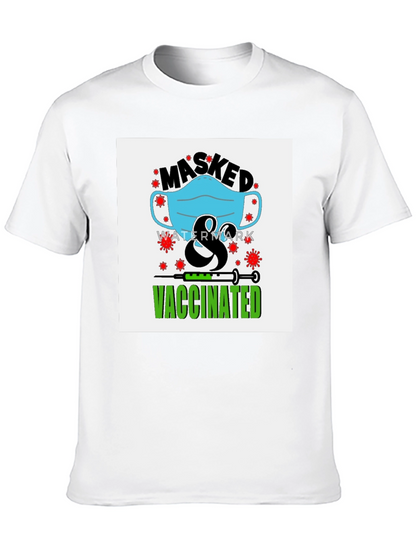 Masked & Vaccinated Graphic Tee