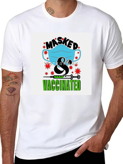 Masked & Vaccinated Graphic Tee