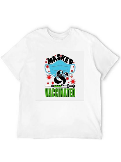 Masked & Vaccinated Graphic Tee