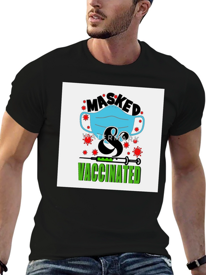 Masked & Vaccinated Graphic Tee