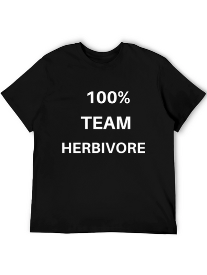 100% Team Herbivore Black T-Shirt