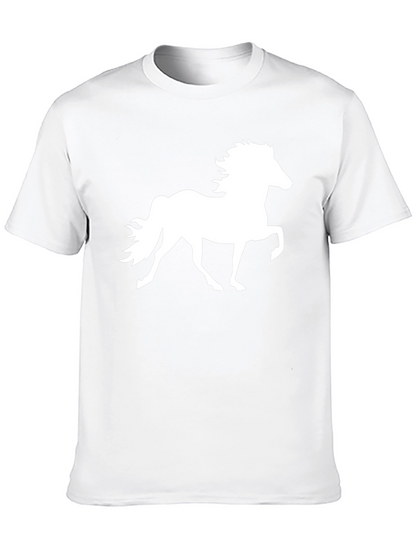 Black Horse Silhouette T-Shirt
