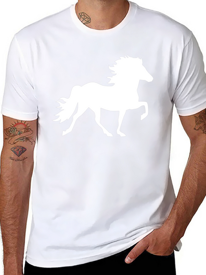 Black Horse Silhouette T-Shirt