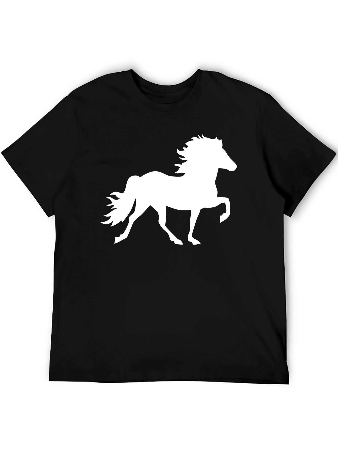 Black Horse Silhouette T-Shirt