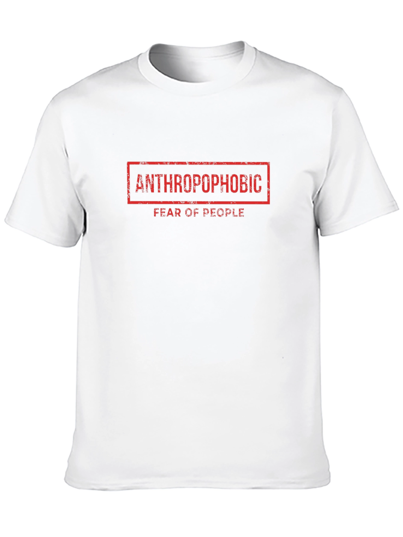 Anthropophobic T-Shirt: Fear of People Tee