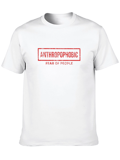 Anthropophobic T-Shirt: Fear of People Tee