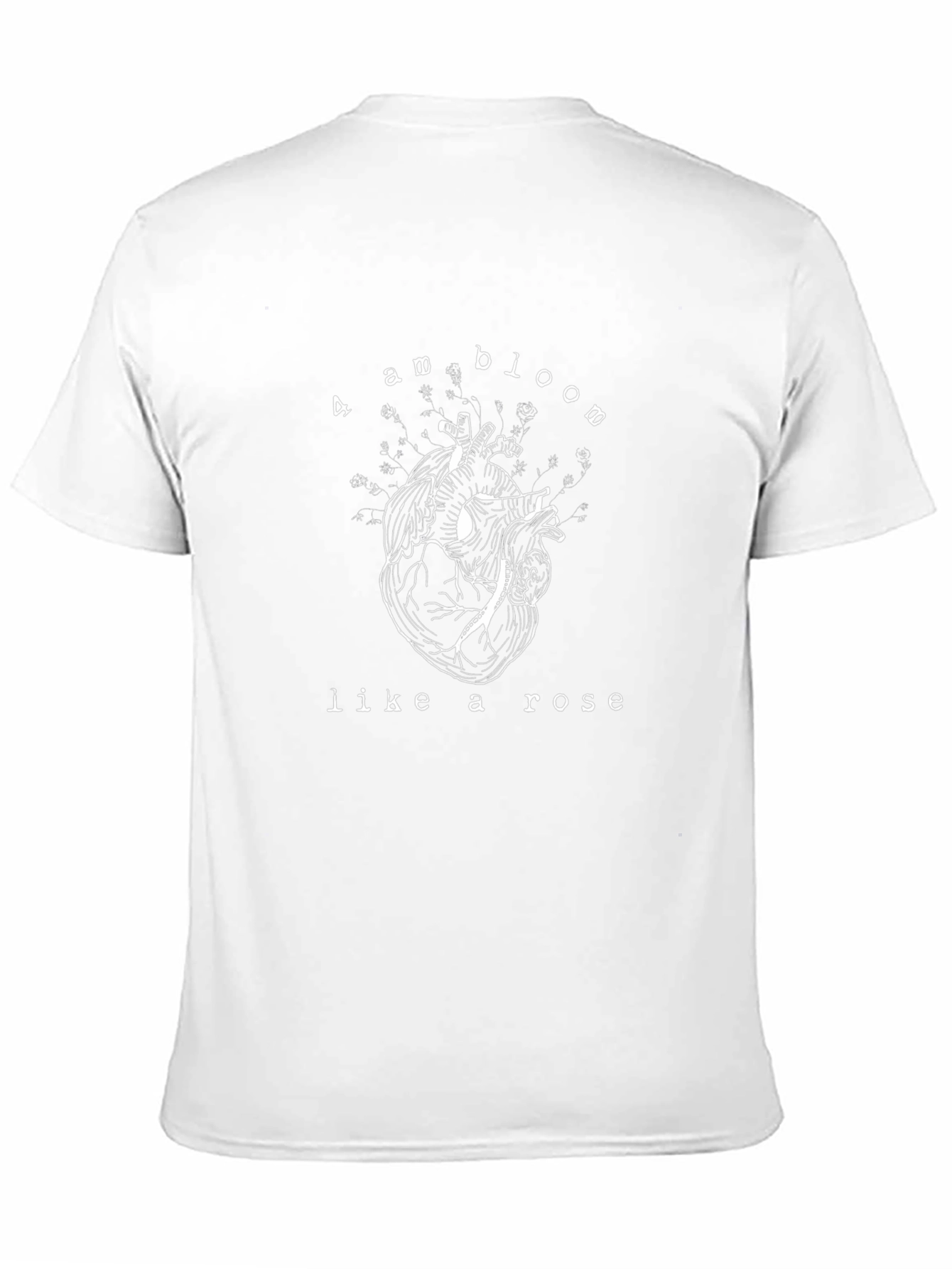 Anatomical Heart Bloom Graphic Tee - Unique Design