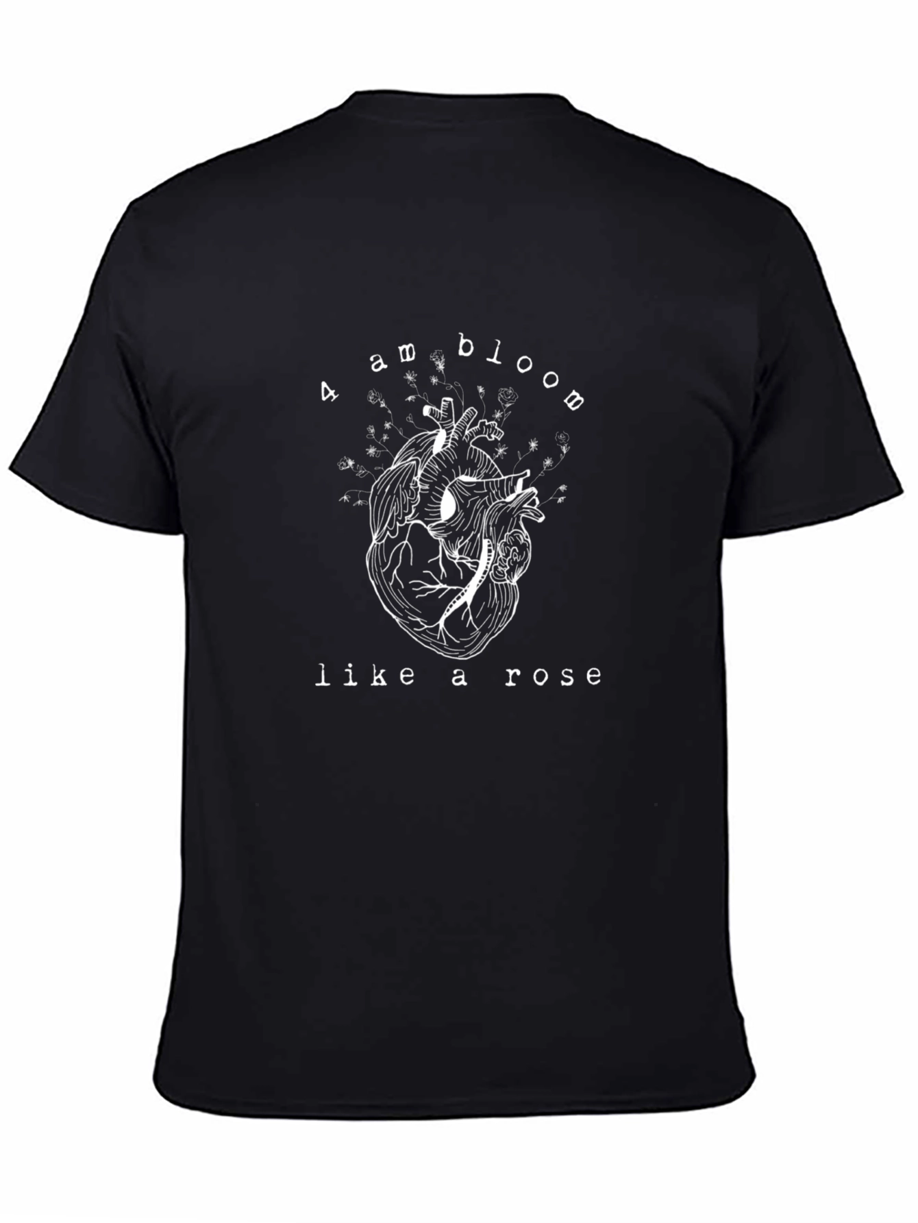 Anatomical Heart Bloom Graphic Tee - Unique Design
